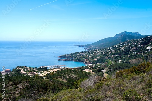 View of the French Riviera from Col de Théoule
