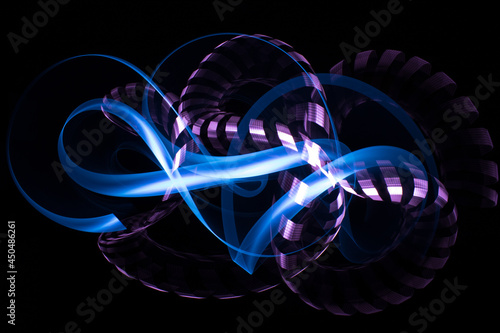 Abstract blue background photo