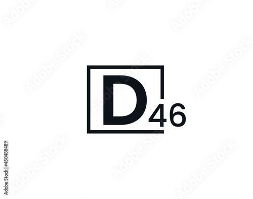 D46, 46D Initial letter logo