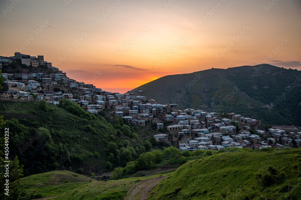 The famous village of Kubachi in Dagestan, the birthplace of silver