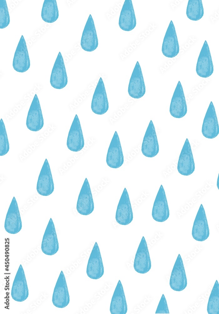 Raindrops pastel background vertical. Blank template watercolor background Rain for design posters, postcards Raindrops pastel background vertical. Blank template watercolor background Rain for design posters, postcards