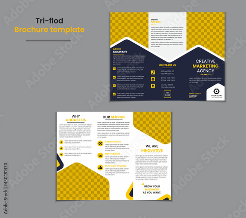 Corporate Trifold Brochure Template