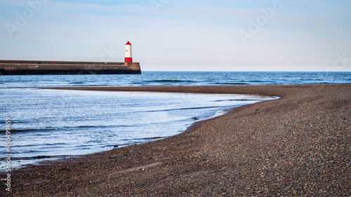 Photography Berwick Lighthouse and beach