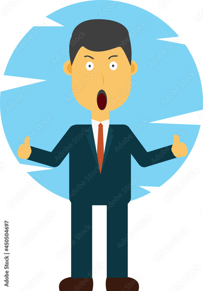 illustration character businessman vector male cute illustration character businessman vector male cute