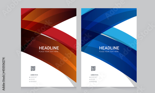 Abstract brochure template  cover design annual report  magazine