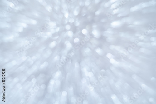 Abstract winter silver bokeh texture background