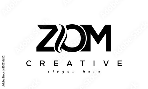 Letter ZOM creative logo design vector	 photo