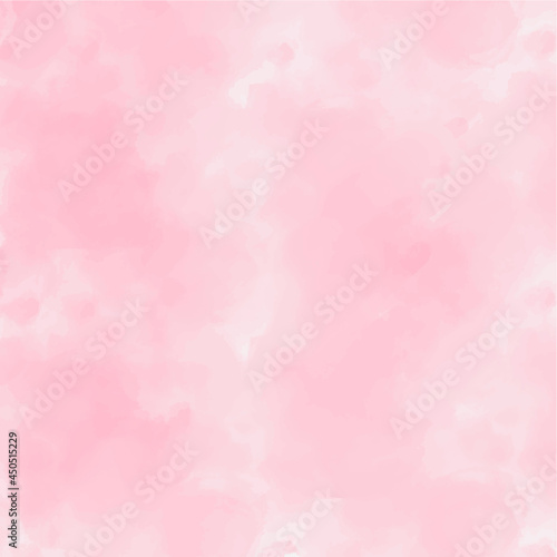Abstract vector watercolor paint textured background. Purple sky smoky backdrop design. Pastel pink watercolour texture. Subtle feminine artistic scene template