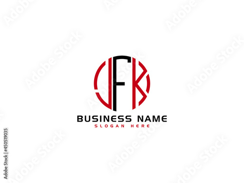 Letter LFK Logo Iocn Vector Image For Business photo