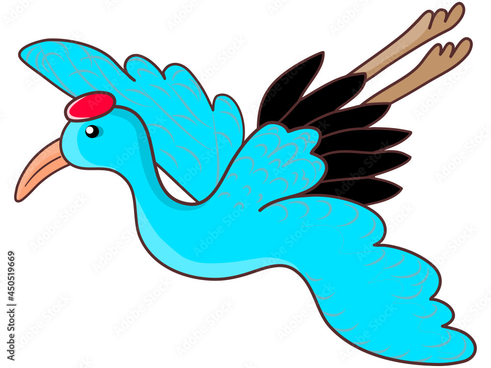 Fototapeta premium illustration of a bird