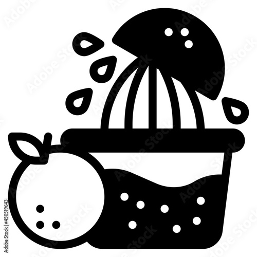 squeezer glyph icon