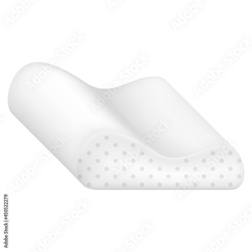 Modern Memory Pillow Icon Isolated on White Background