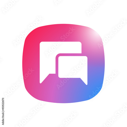 Wallpaper Mural Chat Bubble - Sticker Torontodigital.ca