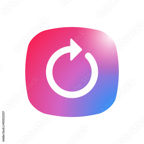 Free Download Rotate Arrow - Sticker - GFXLoad
