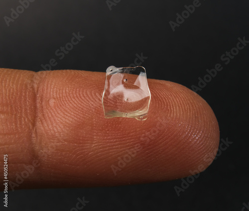 closeup photo of the implantable collamer lens ICL for treating refractive errors photo