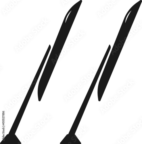 Windscreen wipers simple icon
