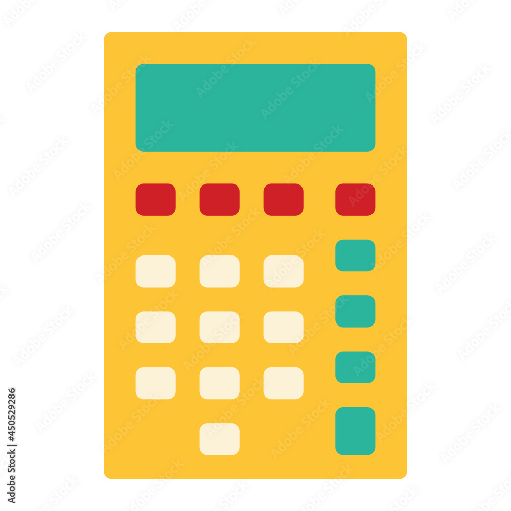 calculator isolated on white calculator isolated on white