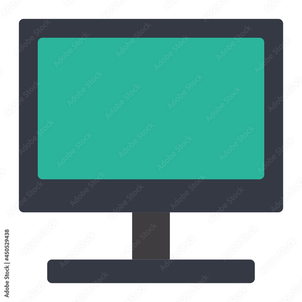 lcd monitor isolated on white lcd monitor isolated on white