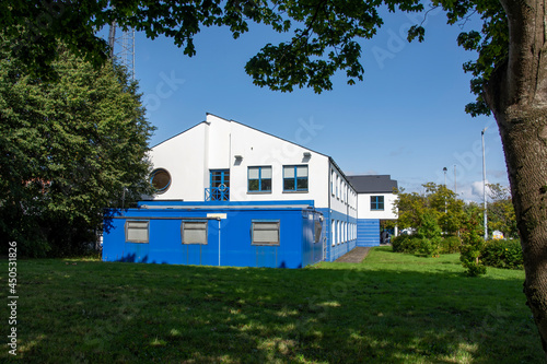A side view of Tallaght Garda station.