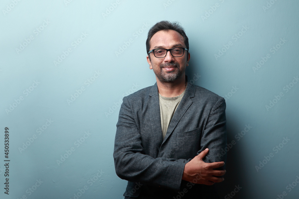 Portrait of a smiling man of Indian origin Portrait of a smiling man of Indian origin