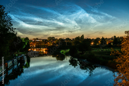 Noctilucent cloud over Ely, 11th July 2020