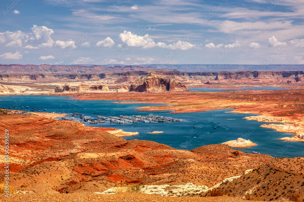 Landscape scene at Lake Powell