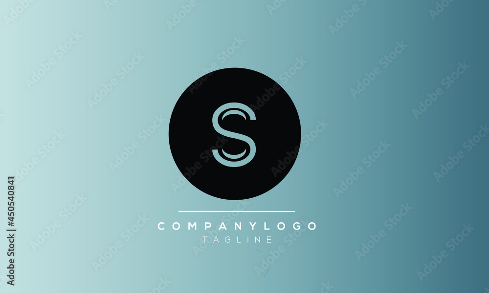 Abstract Letter Initial s s Vector Logo Design Template Abstract Letter Initial s s Vector Logo Design Template