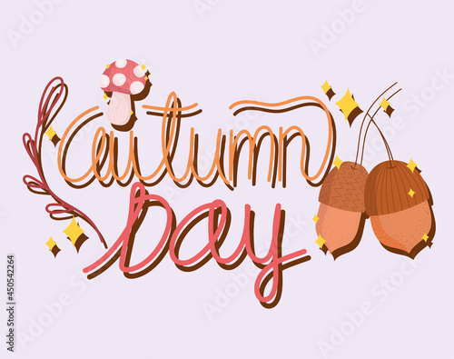 autumn day text