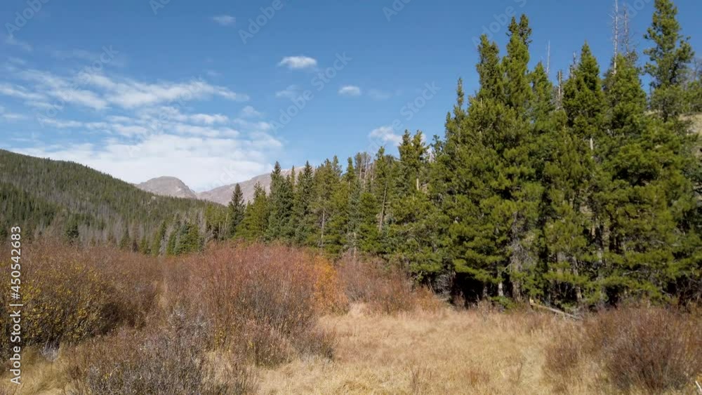 Panoramic view on the Rocky Mountain National Park Panoramic view on the Rocky Mountain National Park