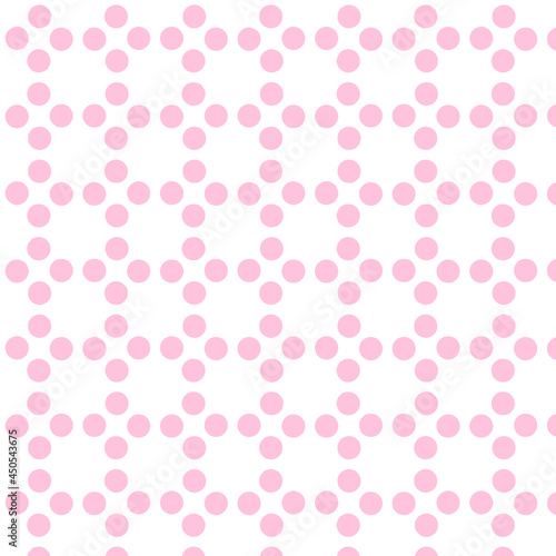Pink circles pattern. Factory textiles. Vector. seamless pattern with circles .