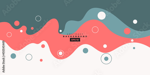 Abstract colorful wave background for website, banner and brochure, Curve flow motion illustration, vector lines, Modern background design. 