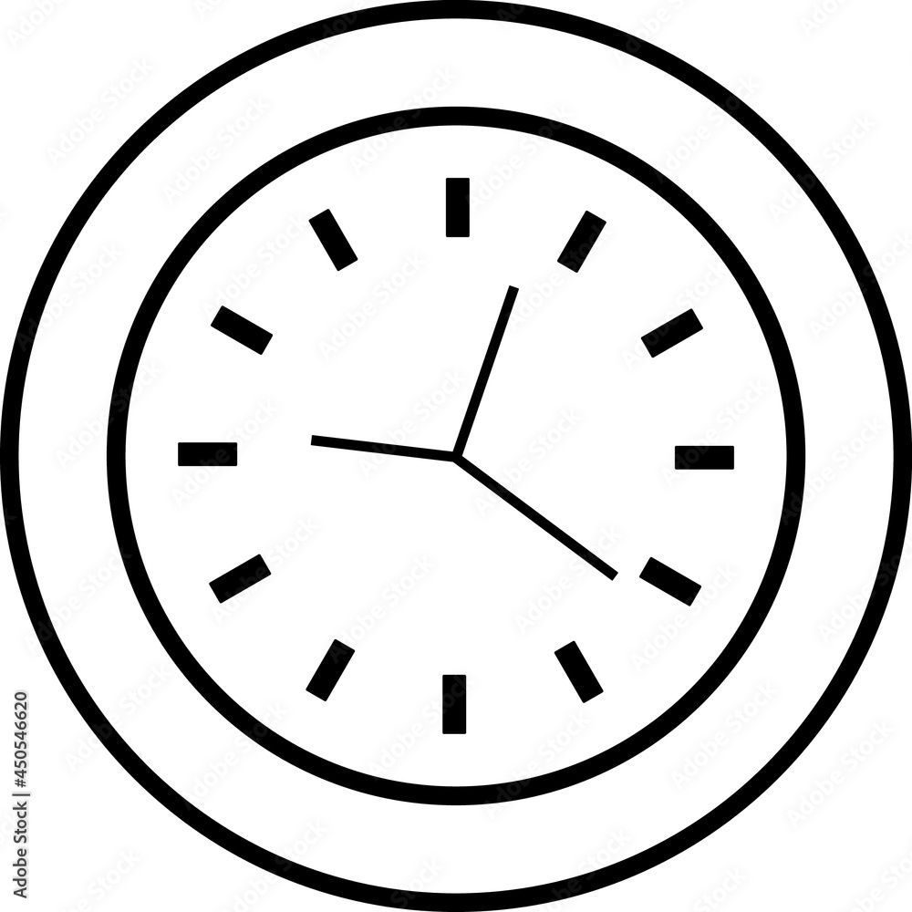 wall clock vector wall clock vector