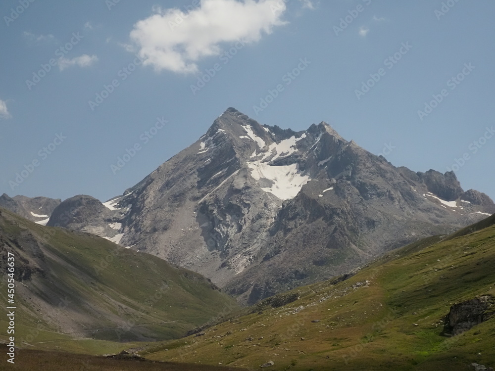 glacier du Santel, secteur du lac de la Sassière