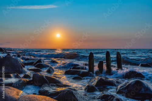 Sunset on the Baltic Sea