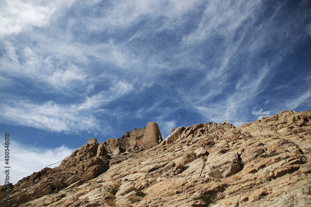 Fototapeta premium Rocky mountain fort