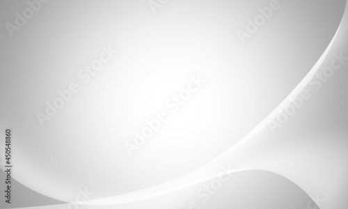 Fototapeta Naklejka Na Ścianę i Meble -  Gray Wave Curve Smooth Gradient Background For Graphics