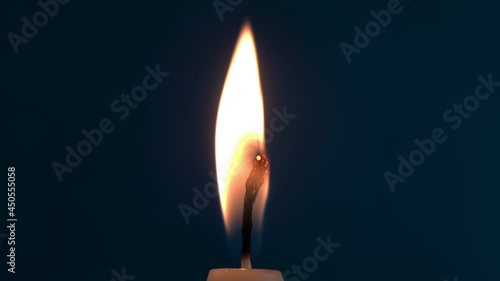 Candle burning. Christmas day with footage candle burning collection. 25FPS, downscaling. photo