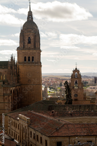 Monumentos y Vistas de la Ciudad de Salamanca, comunidad autonoma de Castilla La Mancha, pais de España o Spain photo