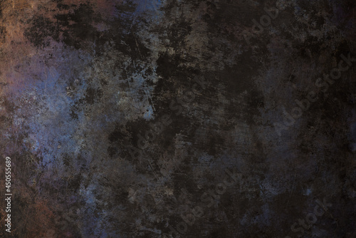 Grunge metall scratched background texture. © zergsv
