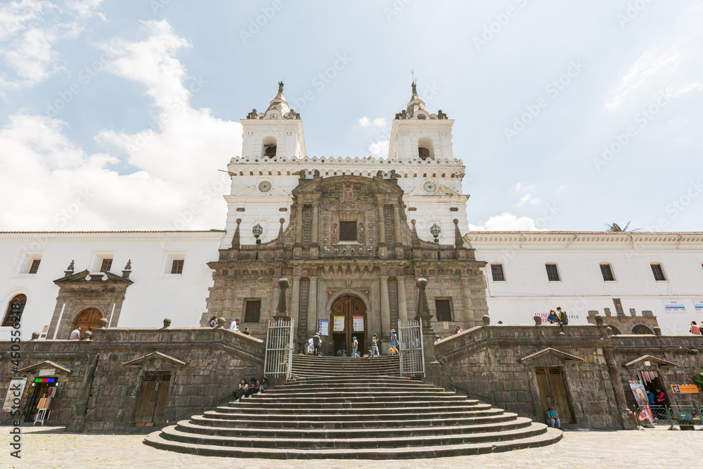 Fototapeta premium La Iglesia de San Francisco de Quito