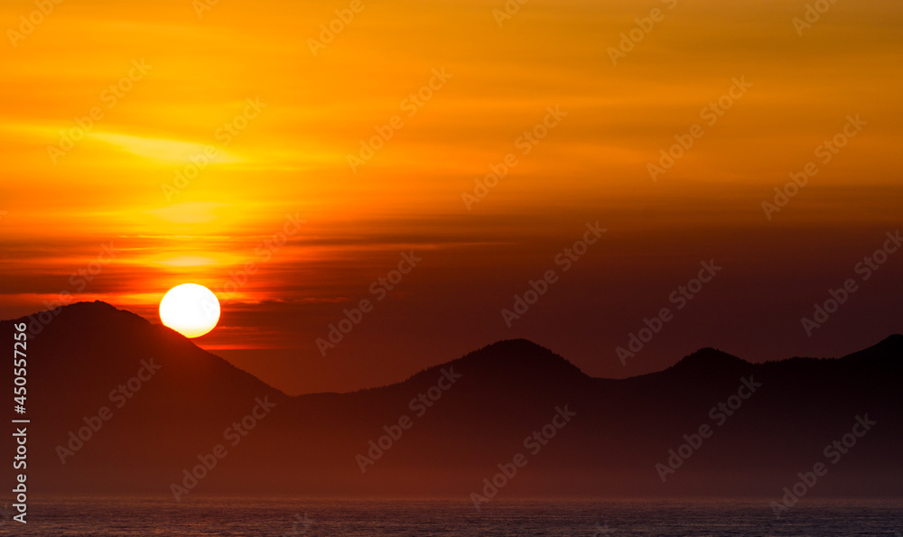 Naklejka premium Alaskan Sunset