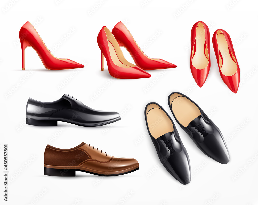 Men Women Shoes Set Men Women Shoes Set