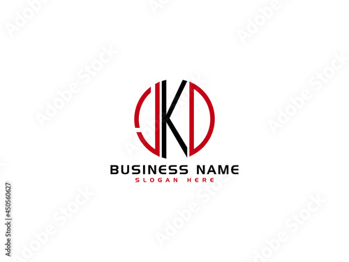 Initial Letter JKD Logo Icon vector For Company photo