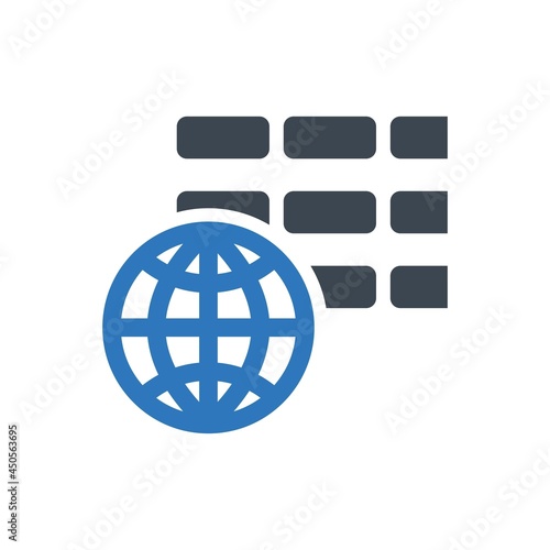 Active firewall icon