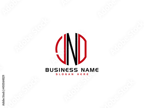 Initial JNO Logo, Letter jno Logo Image vector stock photo