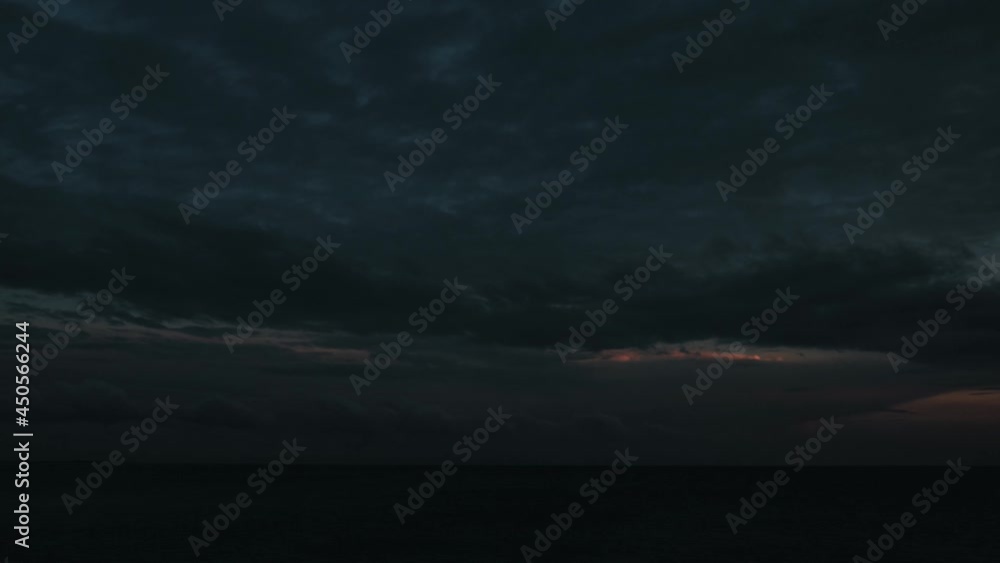 Time lapse of seaside autumn sunset. Moody sky above sea. Dramatic sky time-lapse Time lapse of seaside autumn sunset. Moody sky above sea. Dramatic sky time-lapse