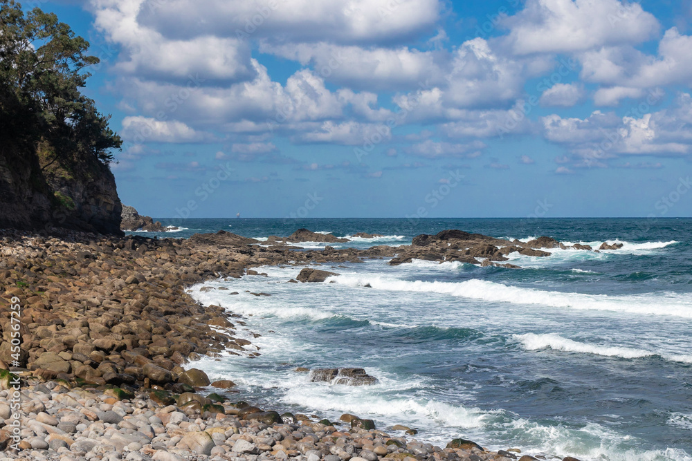 beach and sea