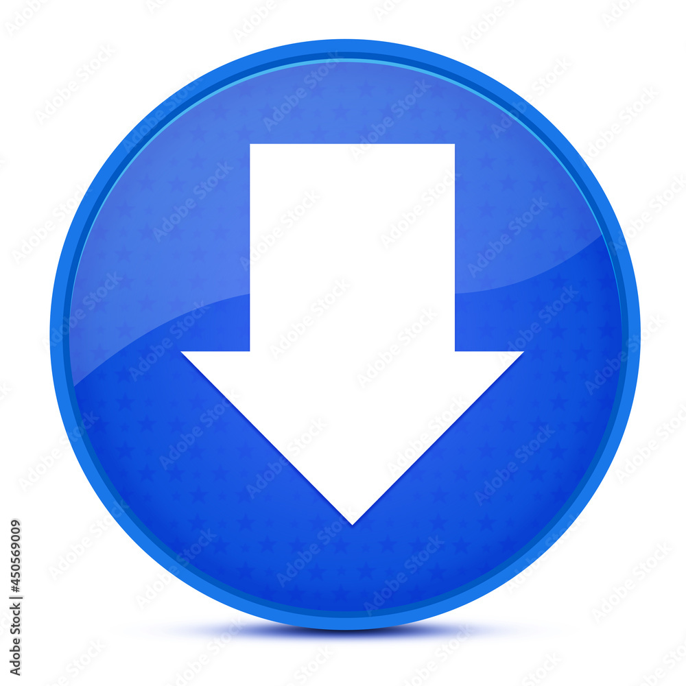 Download aesthetic glossy blue round button abstract Download aesthetic glossy blue round button abstract