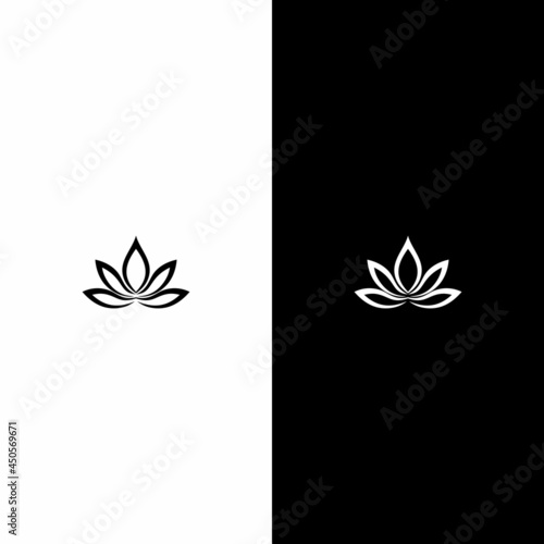lotus flower logo creative