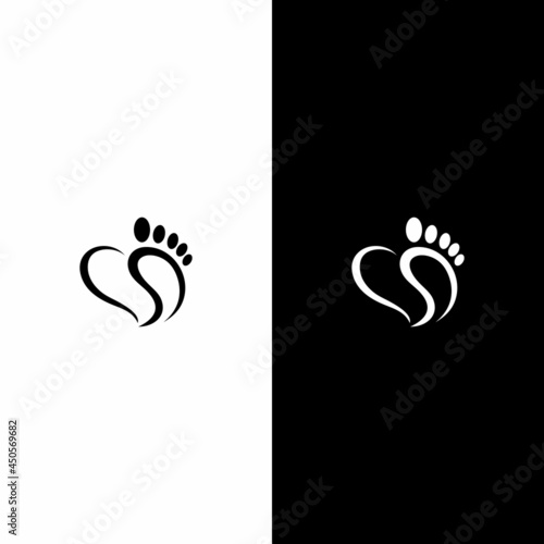 foot care logo creative podiatry